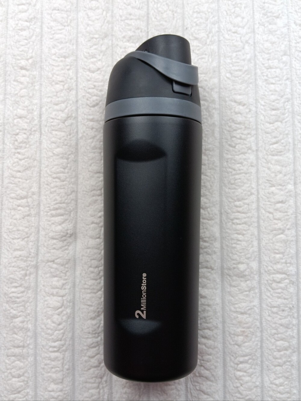 Black Stainless Water Bottle Sip And Swig